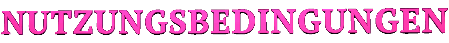 Nutzungsbedingungen